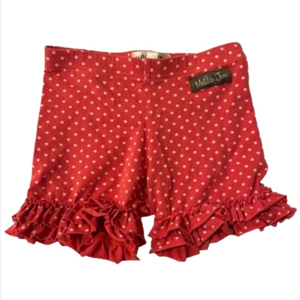Matilda Jane Red Polka Dot Shorties size 4